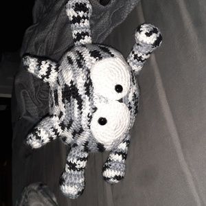 Hand-made stuffed monster